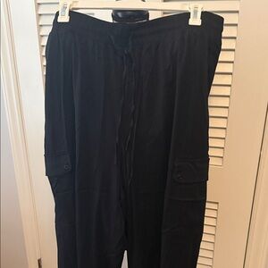 torrid Black Wide Leg Cargo Pants